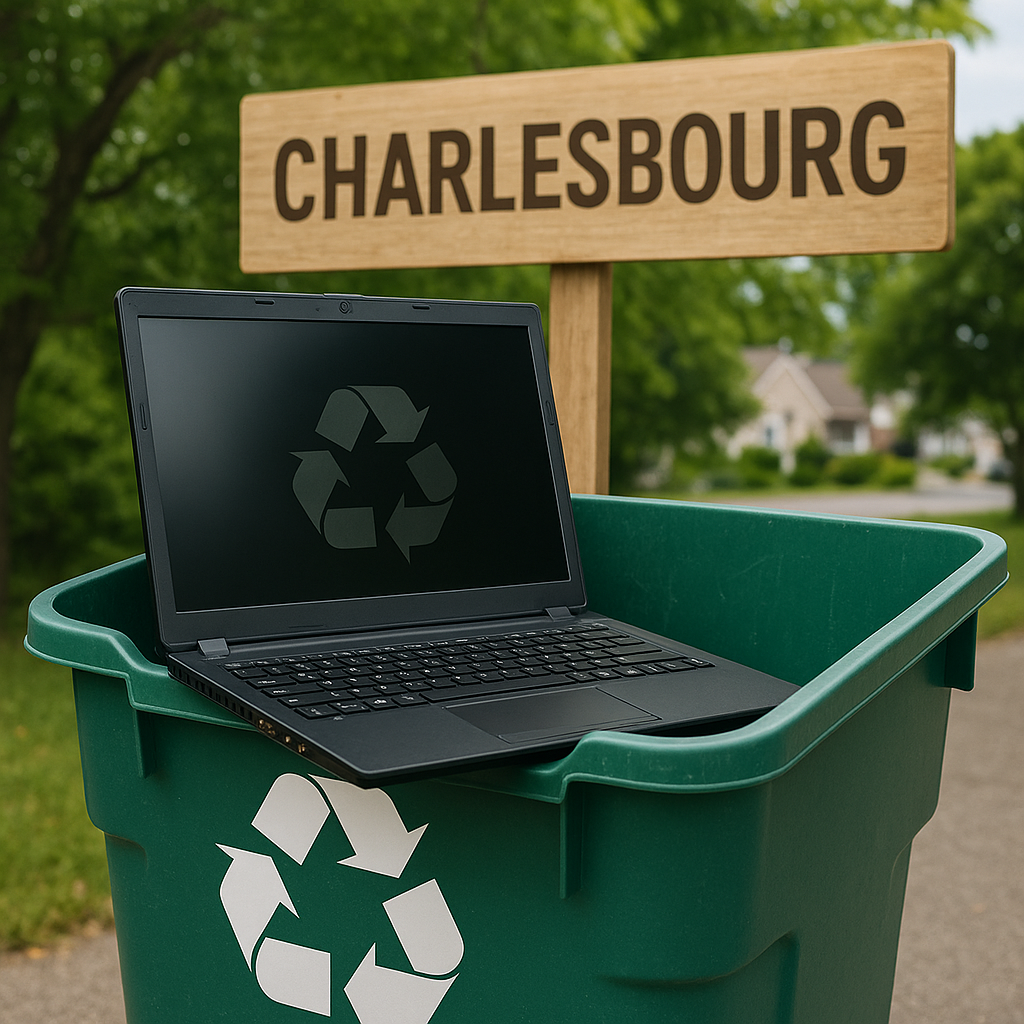 Recyclage ordinateur portable – Charlesbourg