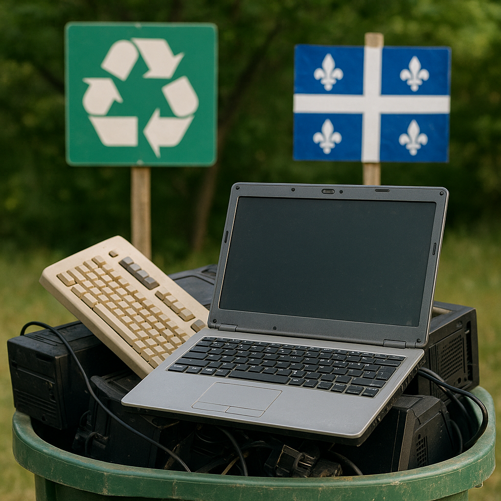 Recyclage ordinateurs – Québec