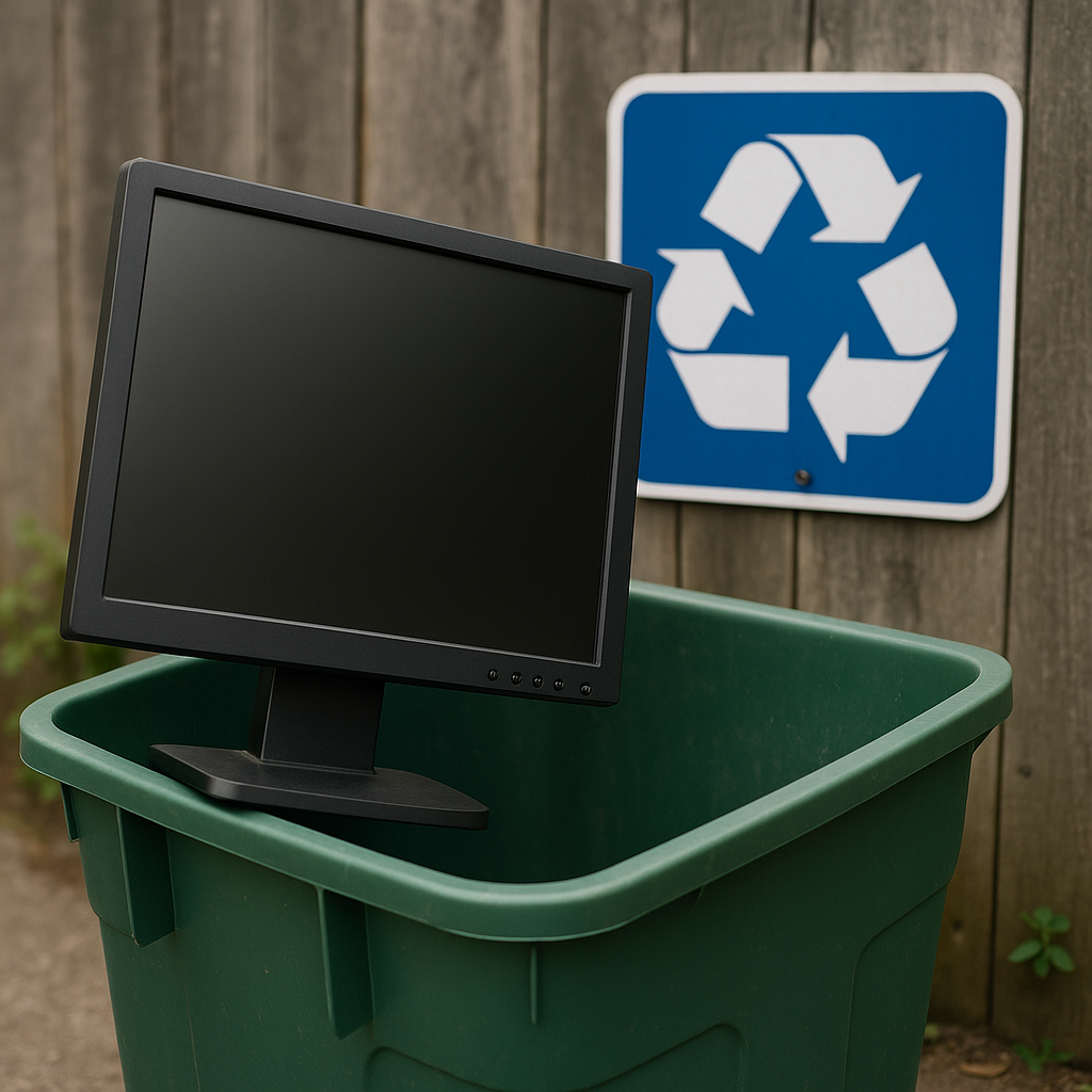 Recyclage moniteur LCD – Charlesbourg