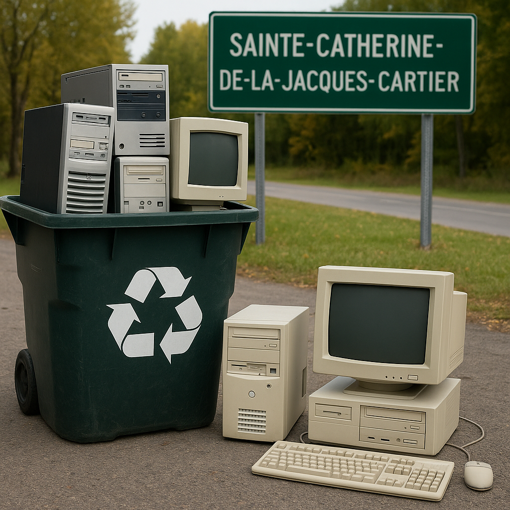 Recyclage ordinateurs usagés – Sainte-Catherine-de-la-Jacques-Cartier