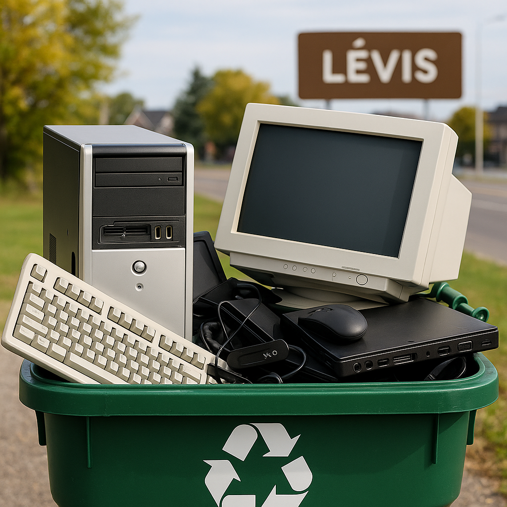 Recyclage matériel informatique – Lévis