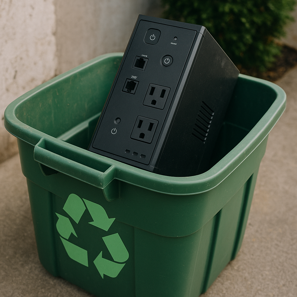 Recyclage onduleur informatique – Beauport