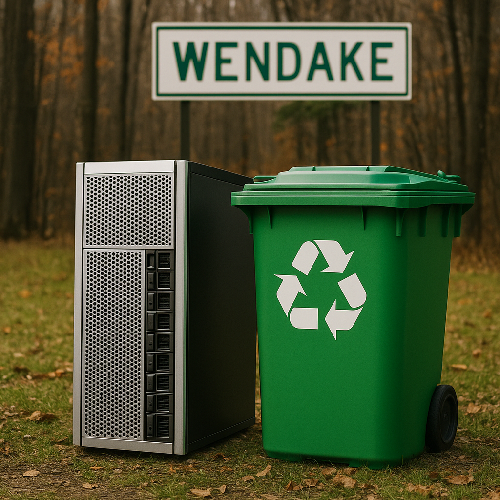 Recyclage serveur informatique – Wendake