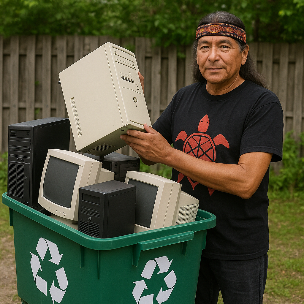 Recyclage ordinateurs usagés – Wendake
