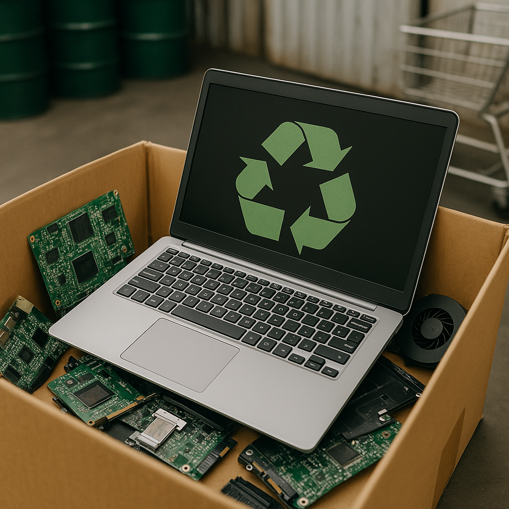 Recyclage ordinateur portable – Charlesbourg